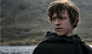 Tom Holland as a monk in Pilgrimage