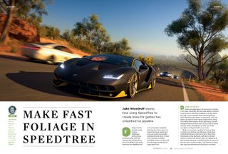 Make fast foliage in SpeedTree
