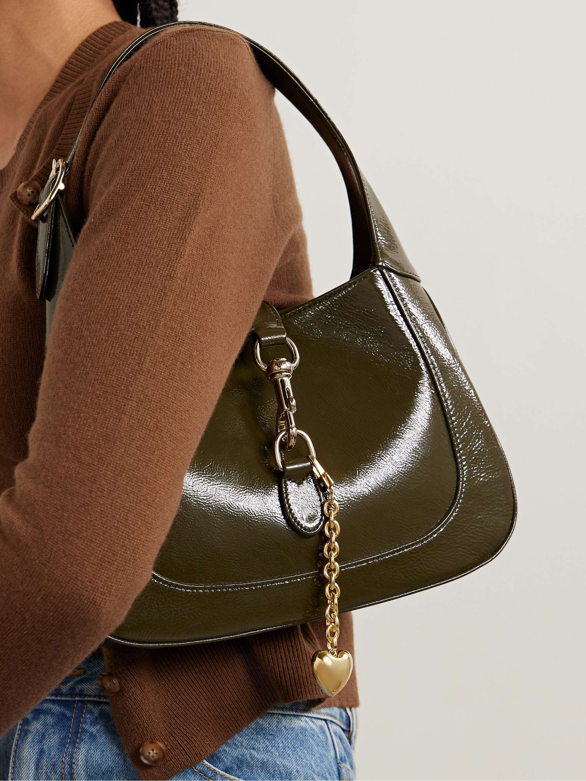 Heart Gold-Plated Bag Charm