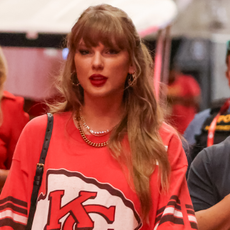 Taylor Swift arrives at the stadium before an NFL game between the Cincinnati Bengals and Kansas City Chiefs on September 15, 2024 at GEHA Field at Arrowhead Stadium in Kansas City, MO