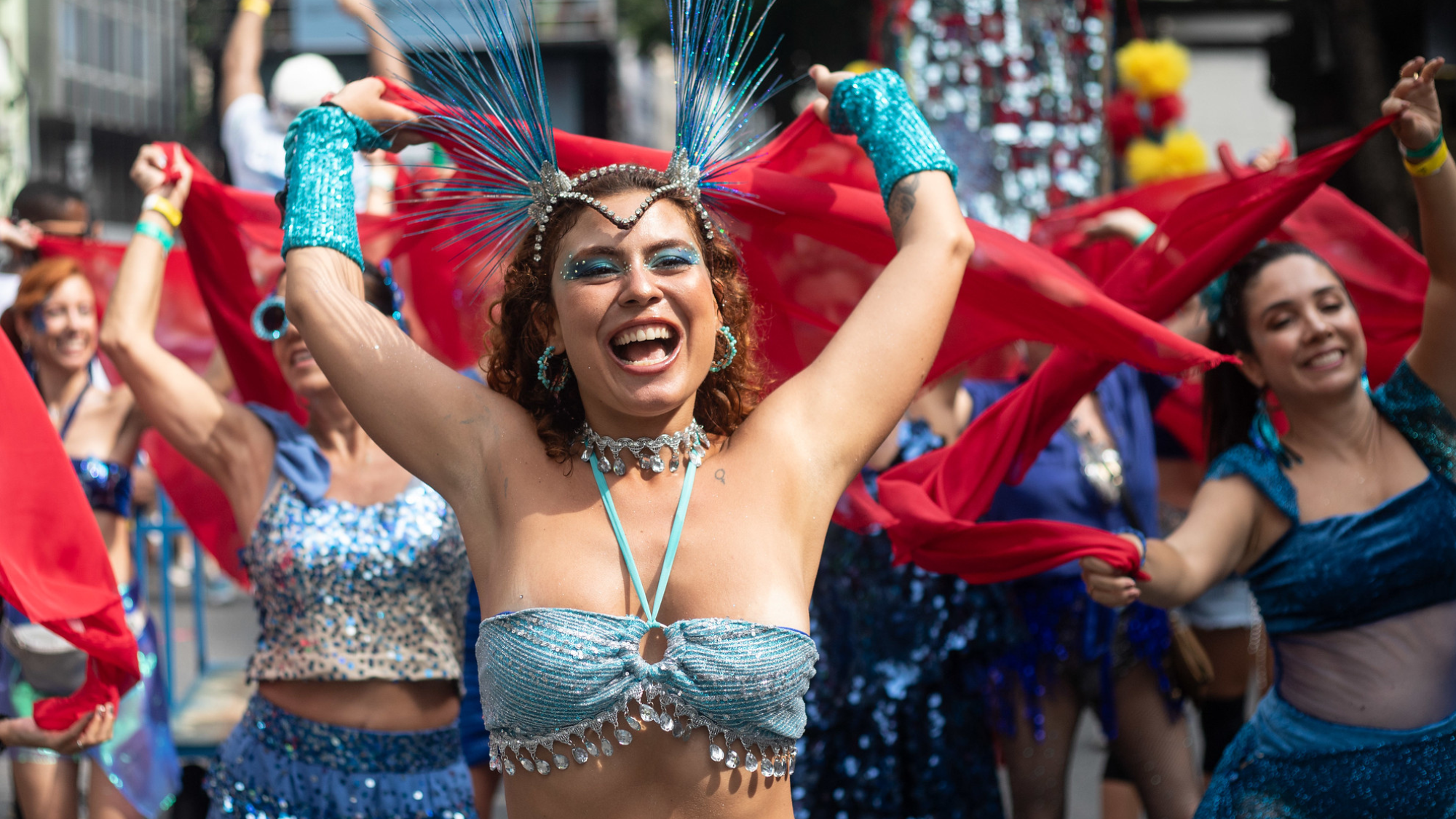 Street parties at Rio carnival