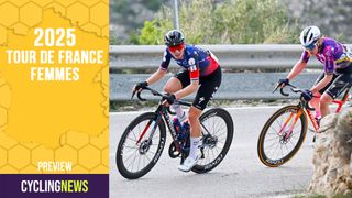 GANDIA SPAIN - FEBRUARY 13: (L-R) Demi Vollering of Netherlands and Team FDJ - SUEZ and Anna Van Der Breggen of Netherlands and Team SD Worx - Protime compete in the breakaway during the 9th Setmana Ciclista - Volta Femenina de la Comunitat Valenciana 2025, Stage 1 a 112km stage from Alzira to Gandia on February 13, 2025 in Gandia, Spain. (Photo by Szymon Gruchalski/Getty Images)