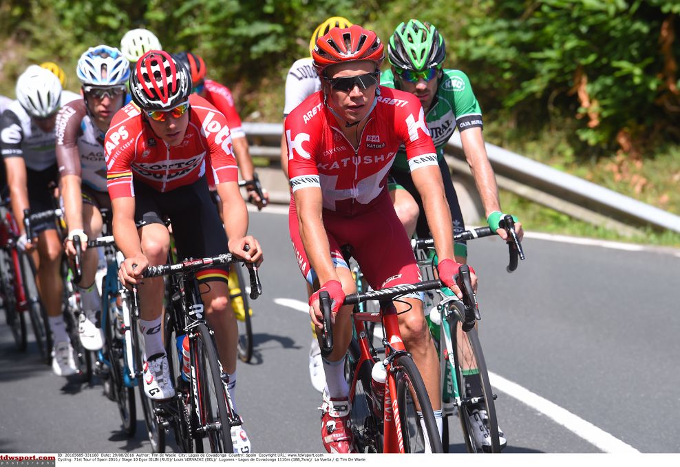 The main break on stage 10 of the Vuelta a Espana