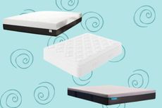 A collage of the best Cyber Monday mattress deals