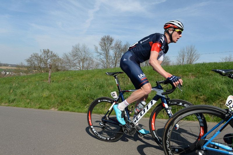 David Tanner (IAM Cycling) was active today