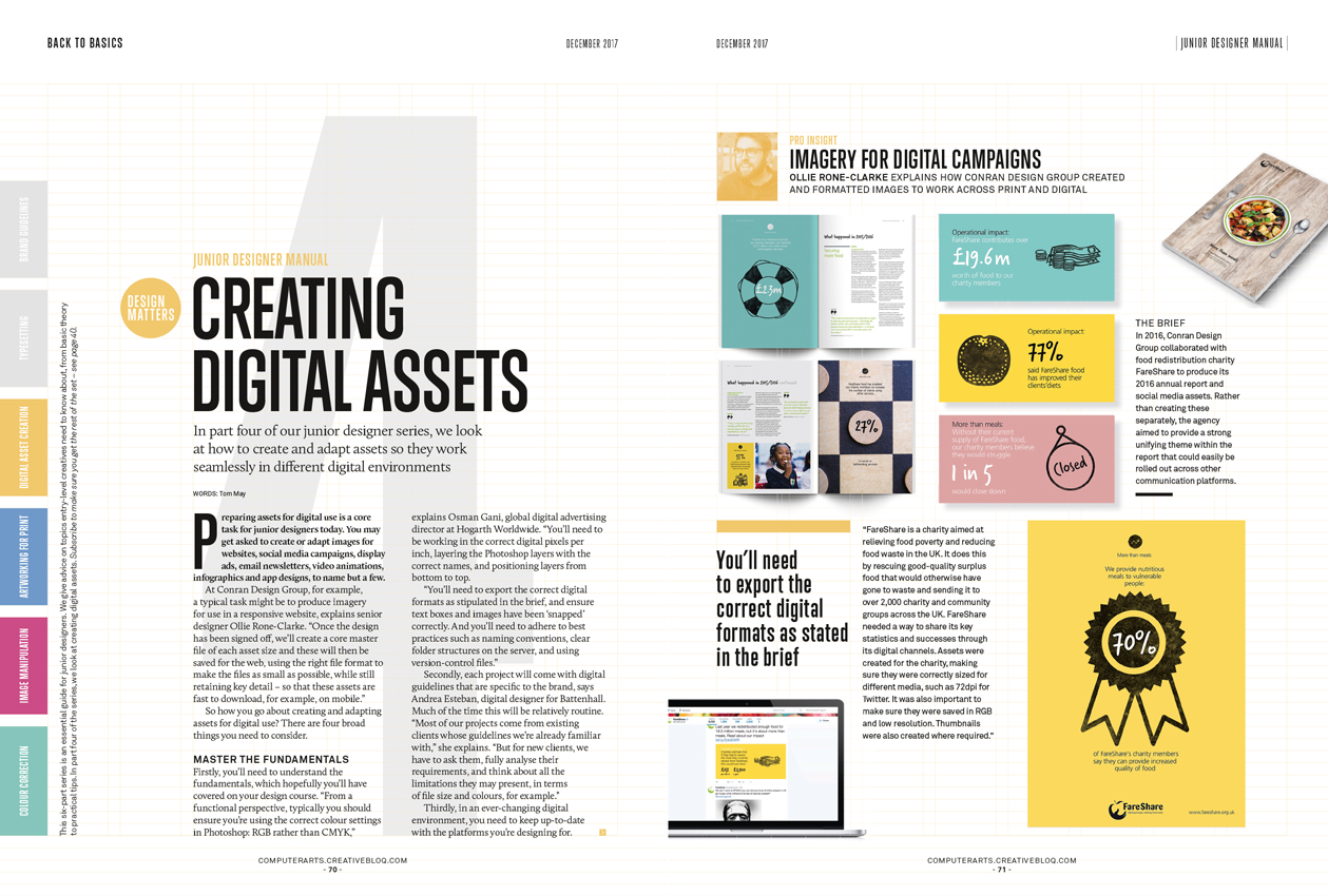 Part four of the junior designer manual covers digital asset creation