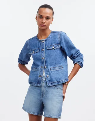 Denim Lady Jacket in Lakecourt Wash