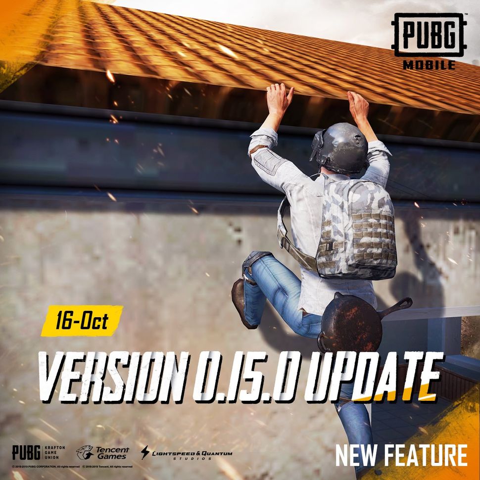 PUBG Mobile 0.15.0 update with Ledge Grab, explosive barrels &