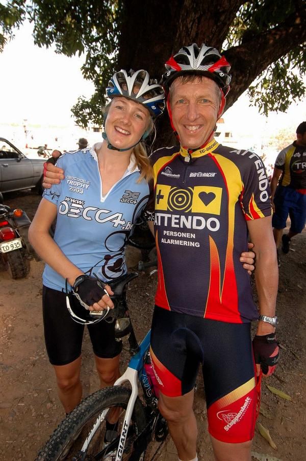 Monique Zeldenrust with Dad Martin