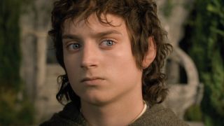 Frodo looking kind of suspiciously to his right in Return of the King. 