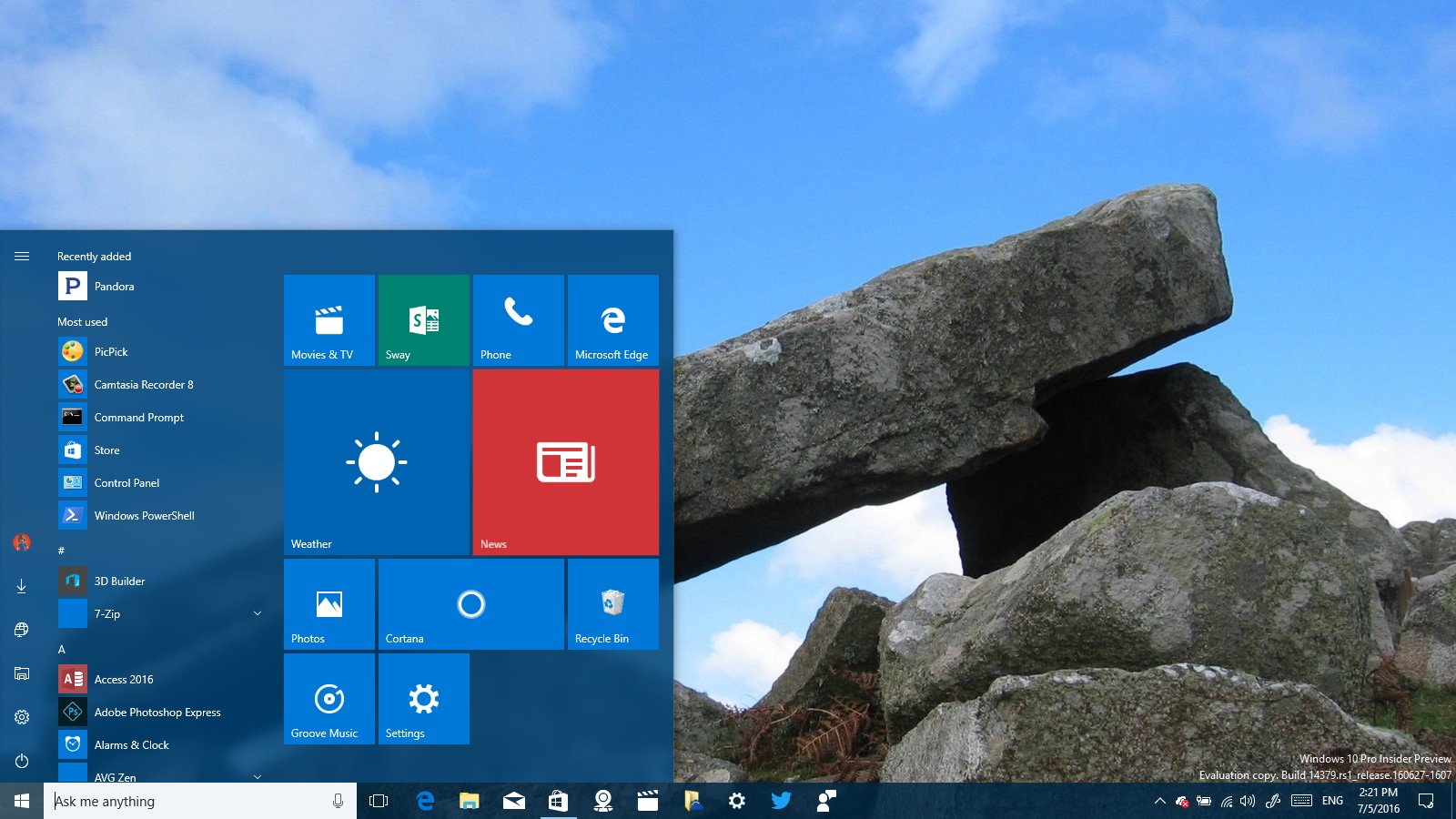 Виндовс 10 разница. Windows 10 пуск. Меню Windows 10. Меню пуск для Windows 10. Минусы Windows 10.
