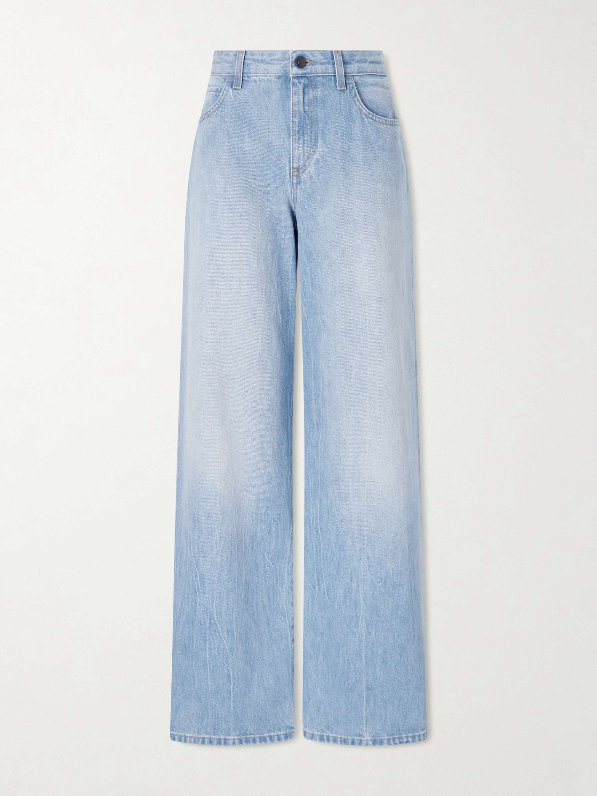 Eglitta Mid-Rise Straight-Leg Jeans