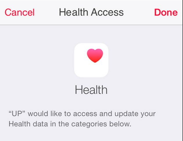 An image of the new Apple Health app.