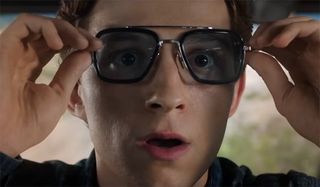 Peter seeing something shocking in Spider-Man: Far From Home