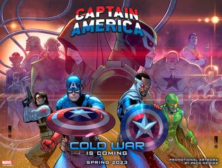 Captain America: Cold War promo art by Paco Medina