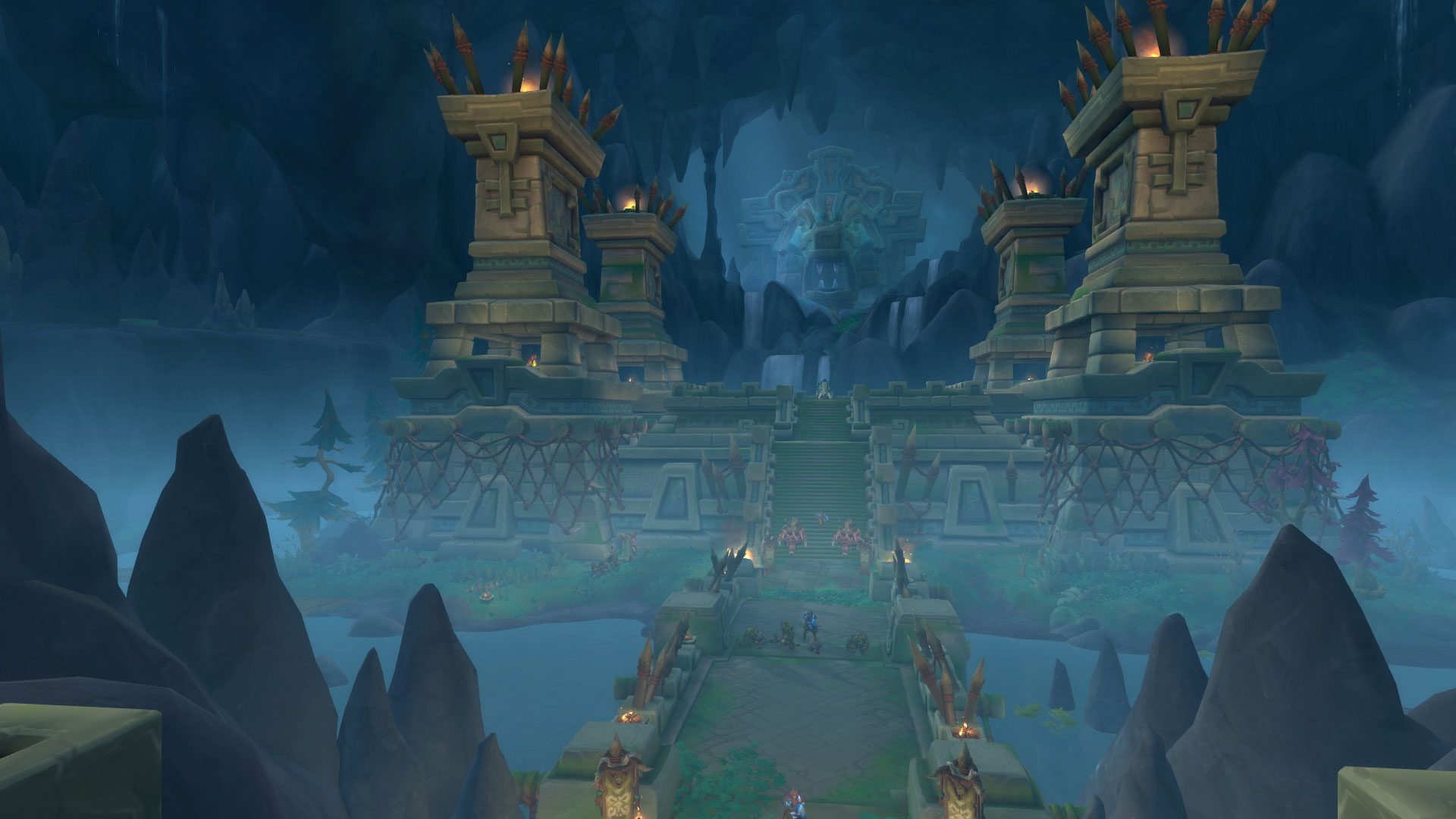Several zones from the World of Warcraft: Midnight expansion - including sweeping vistas of Silvermoon and the Amani Trolls.