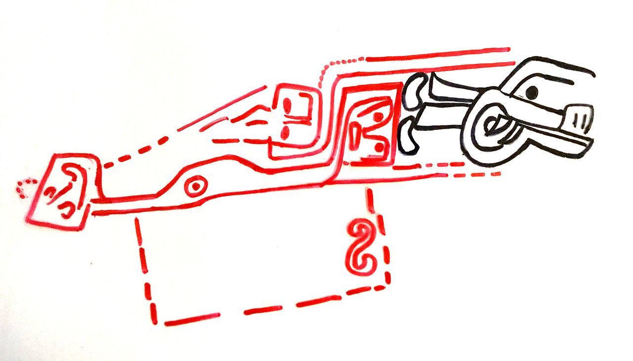 A drawing of the feathered feline figure is shown here. It's an iconic deity that was particularly popular around 2,000 years ago.