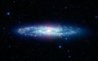 Sculptor Galaxy Spitzer Telescope 