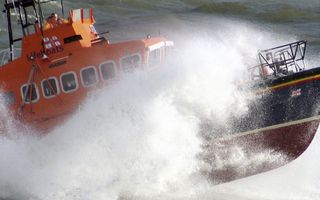 Lifeboat in action