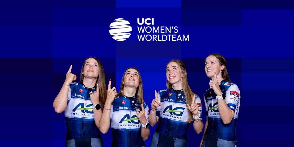 The AG Insurance-Soudal QuickStep look forward to racing in the Women&#039;s WorldTour in 2024