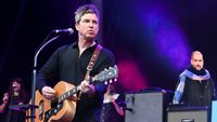 Noel Gallagher of Noel Gallagher's High Flying Birds performs on stage at Alexandra Palace Park on July 20, 2024 in London, England
