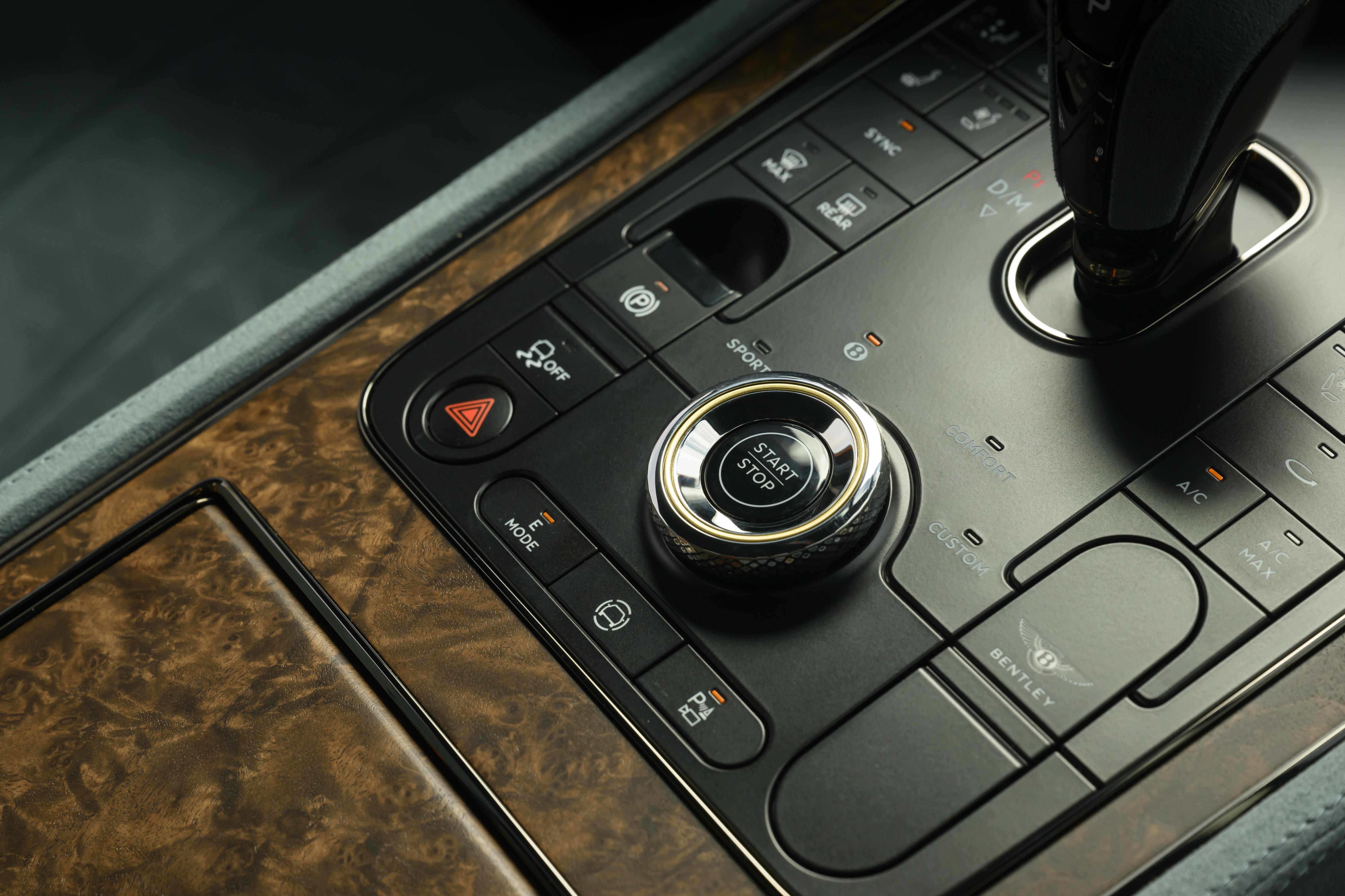 Detail of the Bentley Continental GT Azure