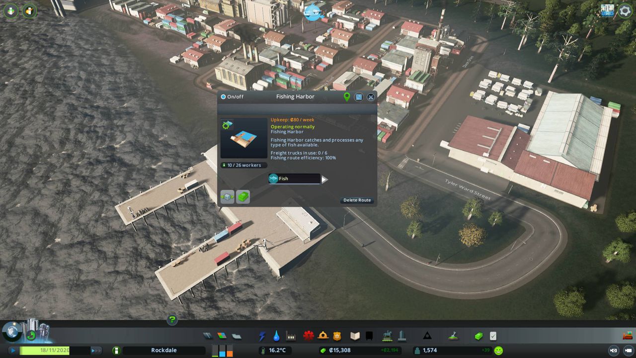 Cities: Skylines Sunset Harbor