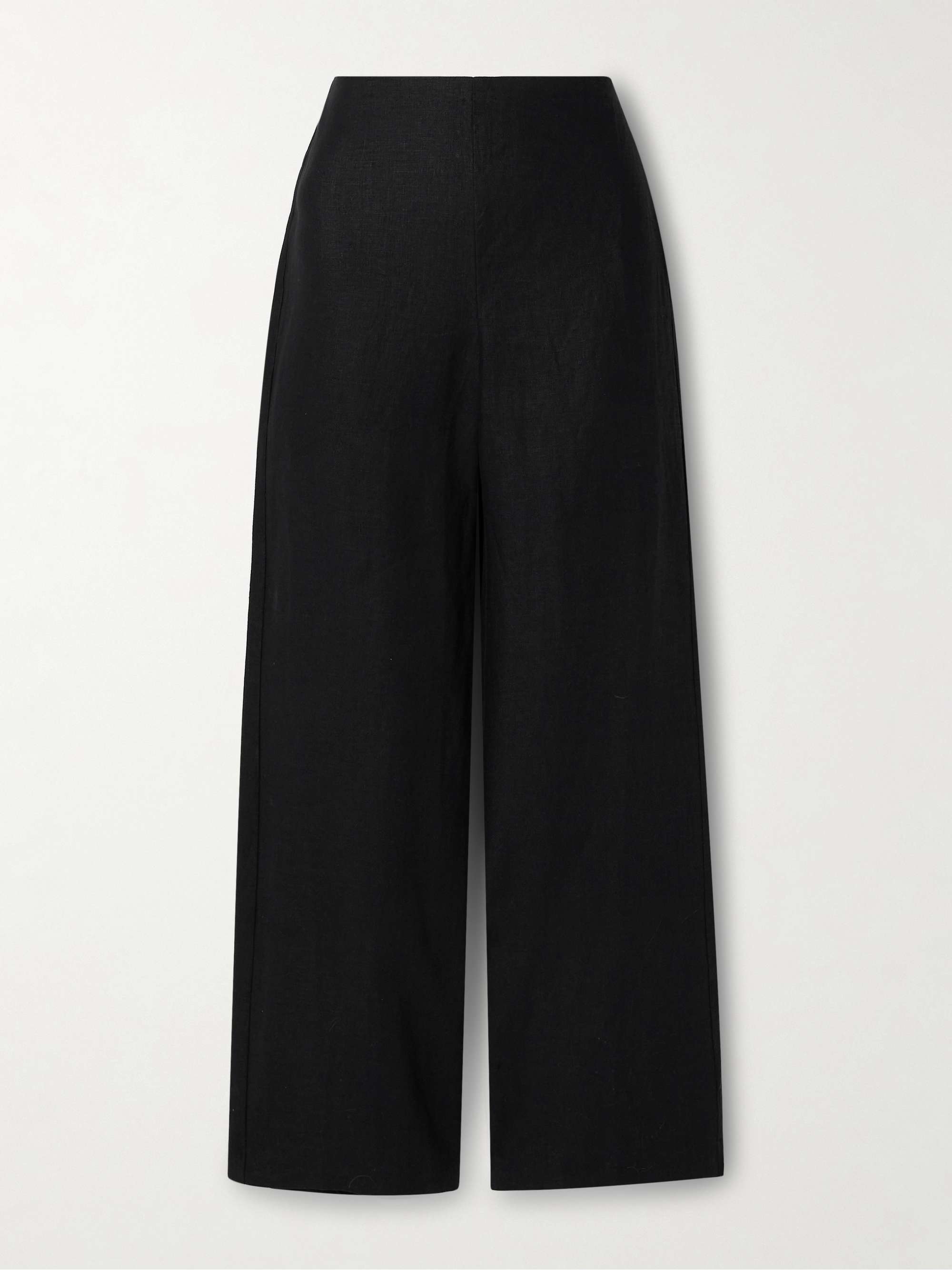Ilride Linen Straight-Leg Pants