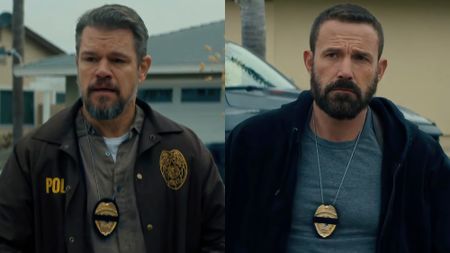 Matt Damon and Ben Affleck in The Rip.