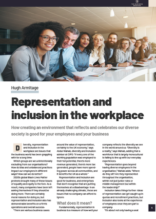 How to increase representation and inclusion in the workplace