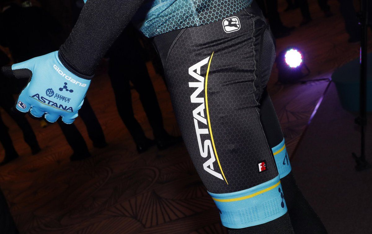 Astana have again opted for black shorts in 2018