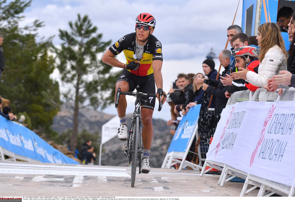 Gilbert (QuickStep Floors) was in the break