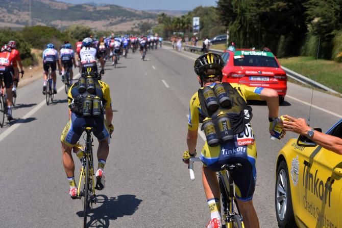There must have been some thirsty Tinkoff-Saxo riders today