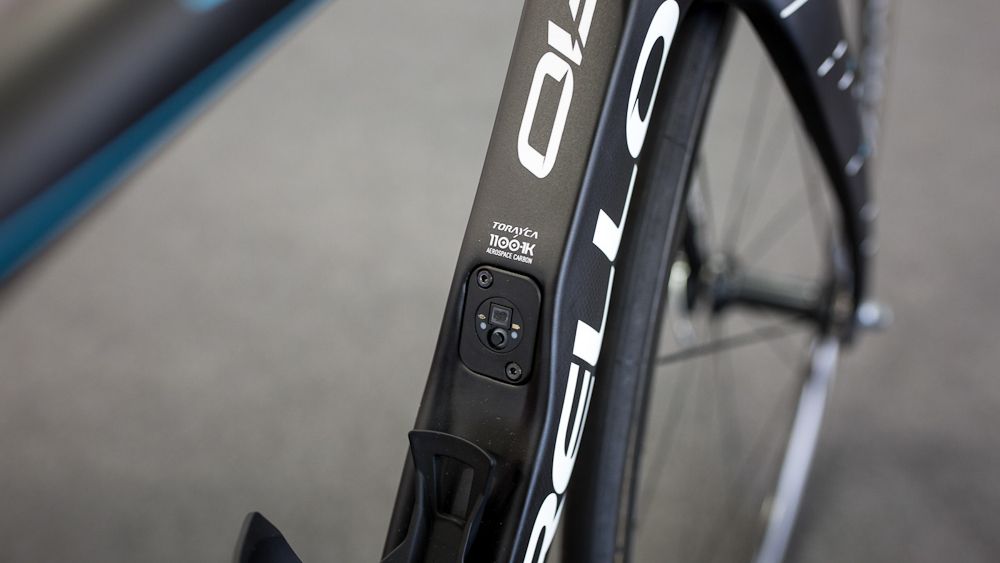 Pinarello's E-Link system can be used to charge and update the Di2 system
