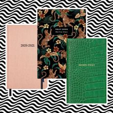 A collage of 2020 planners