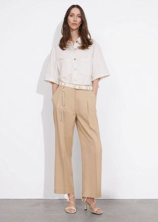 Tailored High Waist Trousers