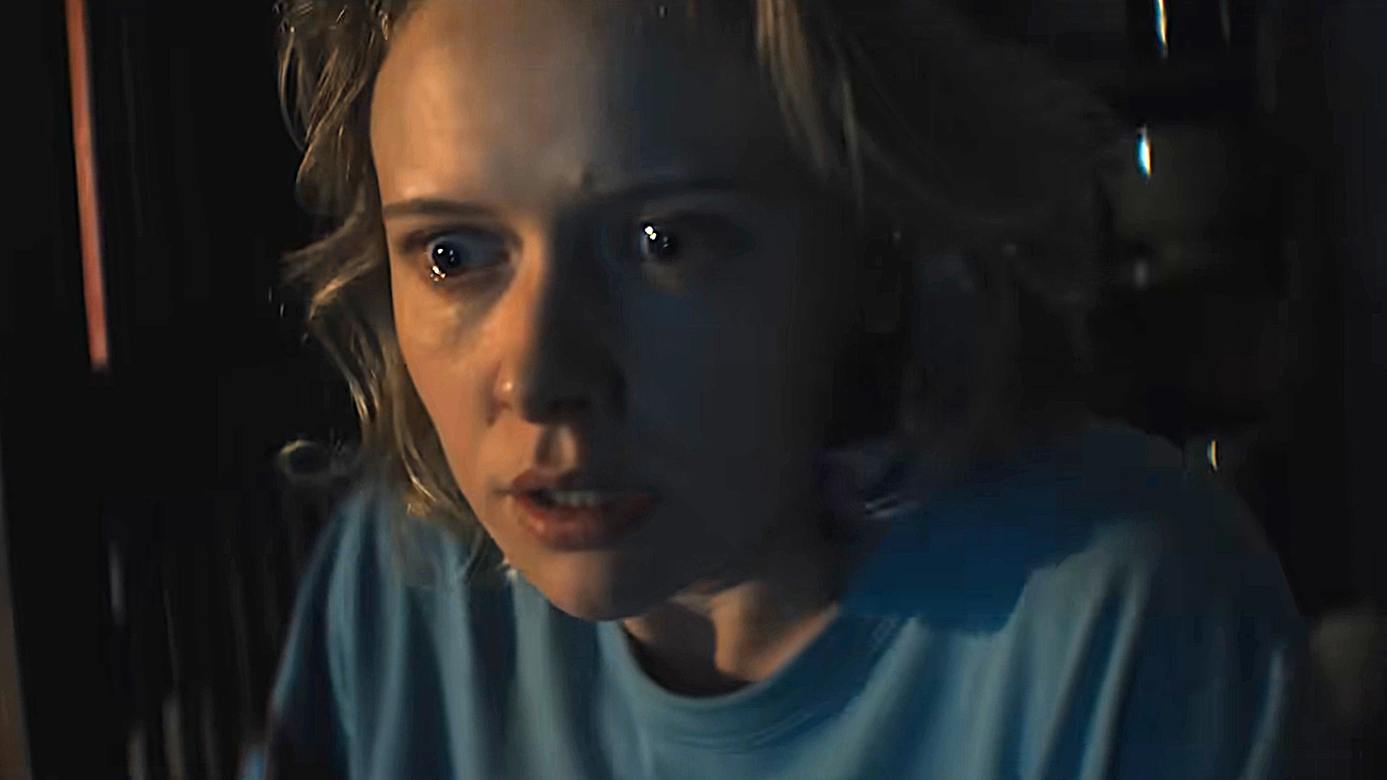 Amelia Eve is shown in the trailer for Insidious: Out of the Further.