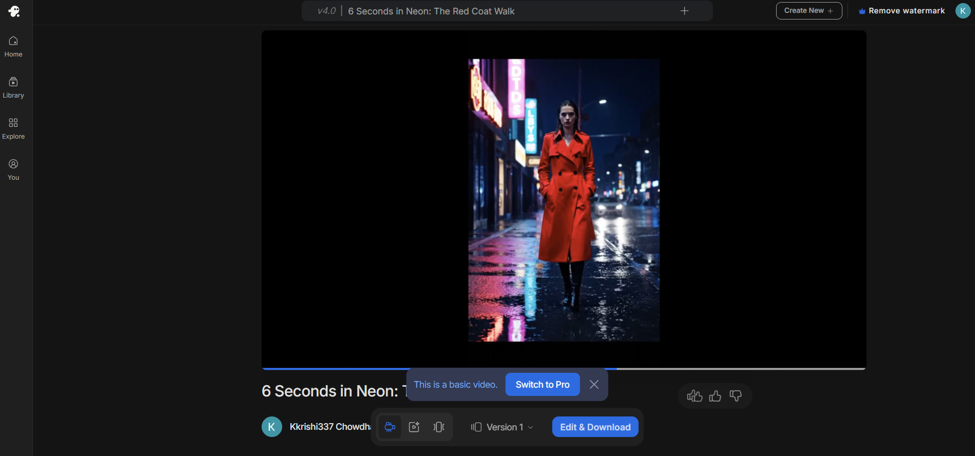 InVideo hands-on testing