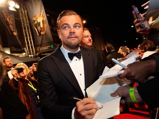 Leonardo DiCaprio At The BAFTA Awards 2016