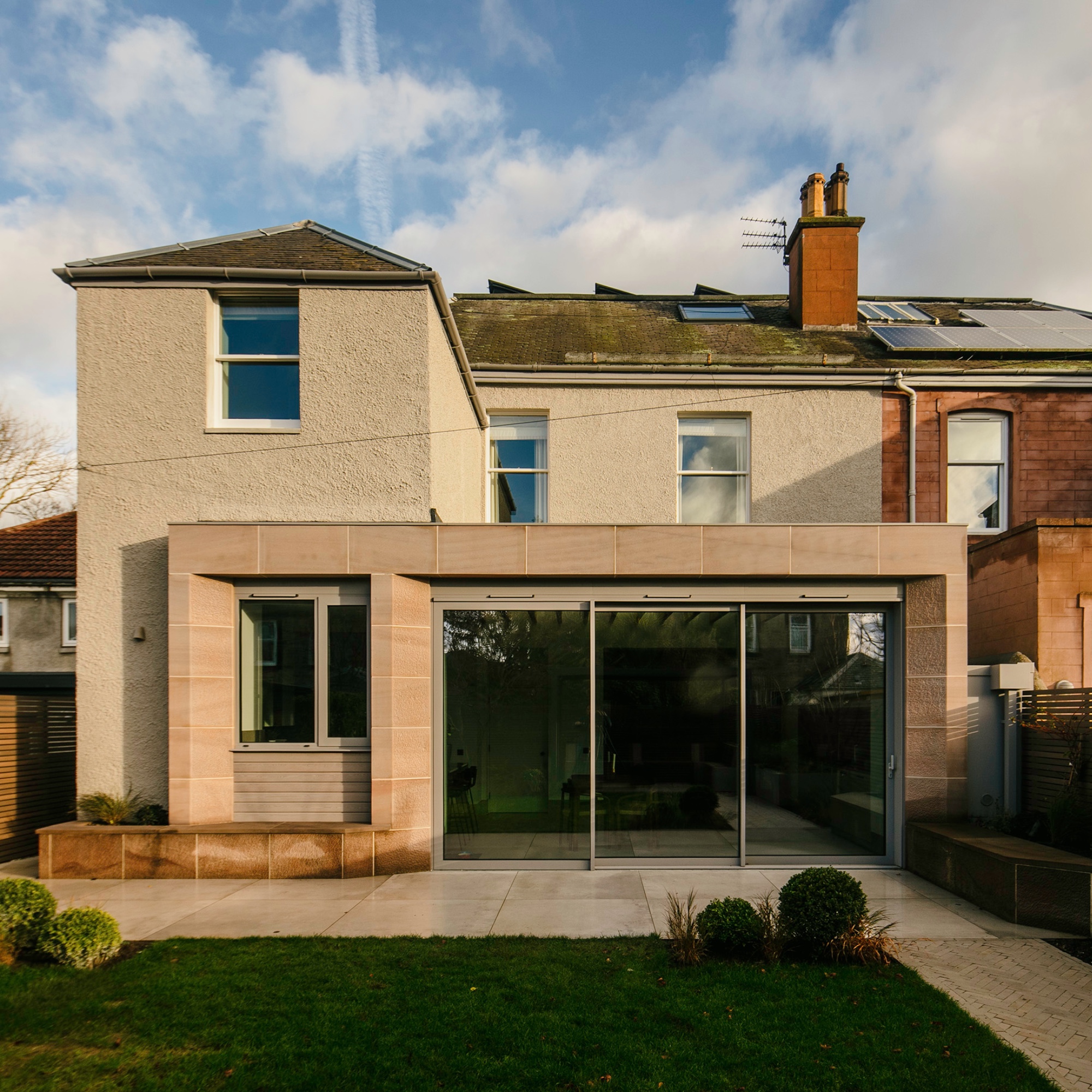 Exterior of ground floor extension