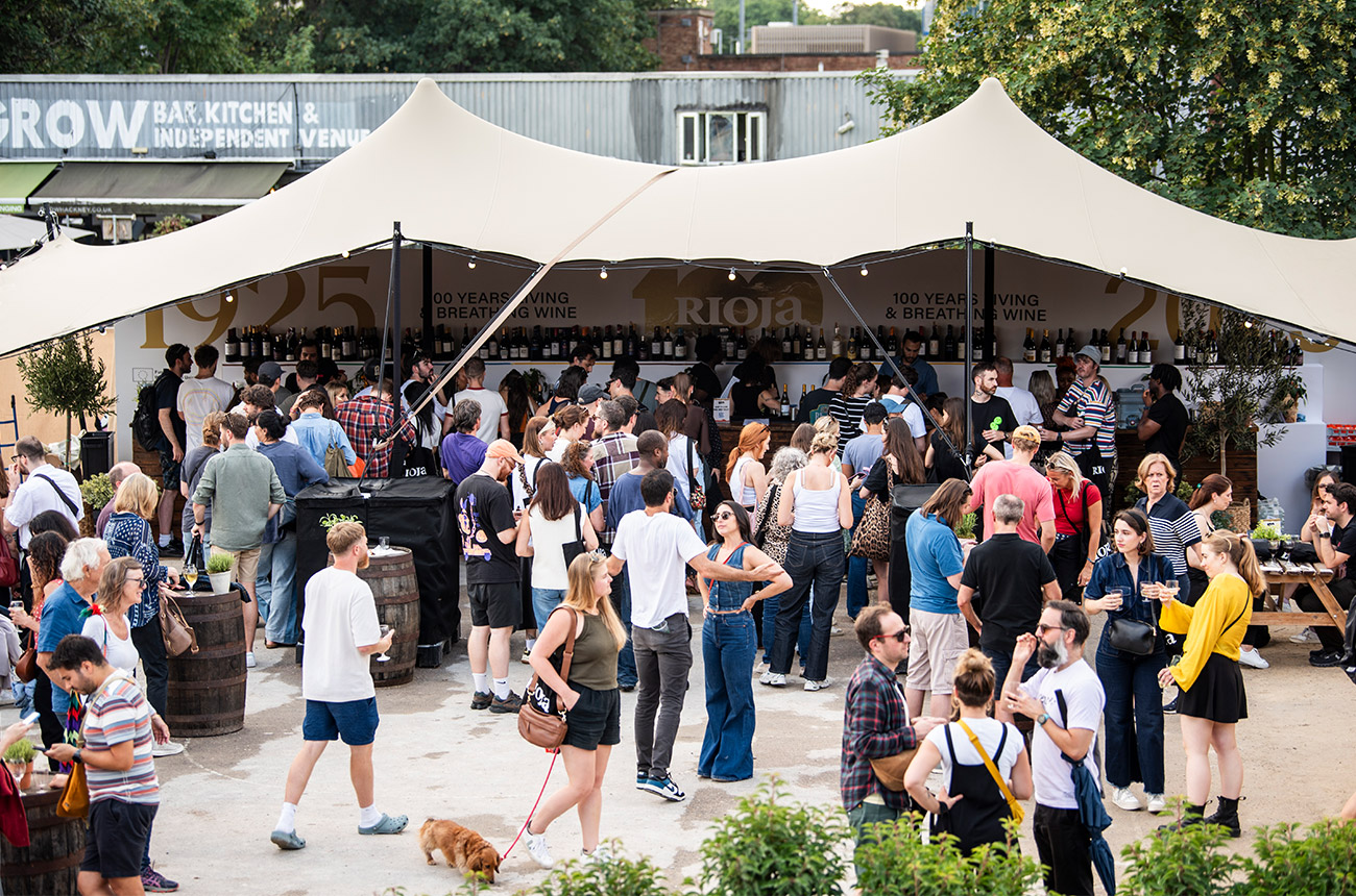 Rioja festival in Hackney Bridge