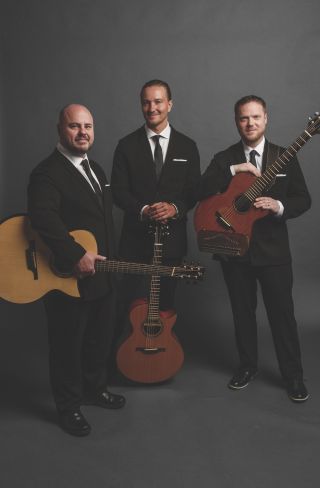 Tripliciti: (from left) Andy McKee, Calum Graham, and Trevor Gordon Hall