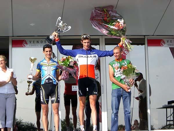 Elite men's podium for the French Marathon National Championships