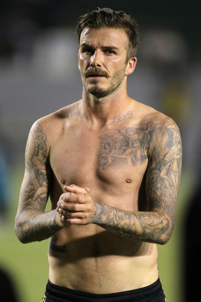 David Beckham unveils yet ANOTHER tattoo dedicated to his children