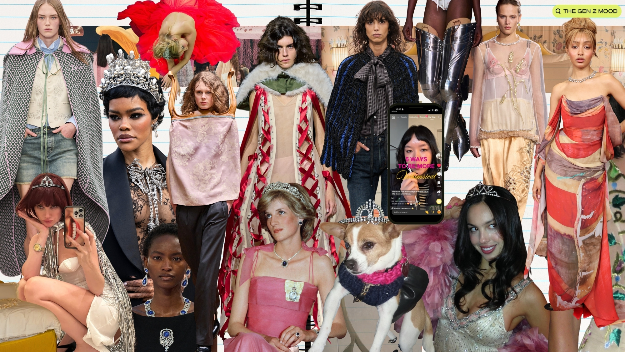 Princess collage from princess trends on the dior show SHOP THE PRINCESS EDIT