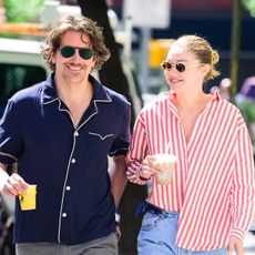 Bradley Cooper and Gigi Hadid walking in NYC