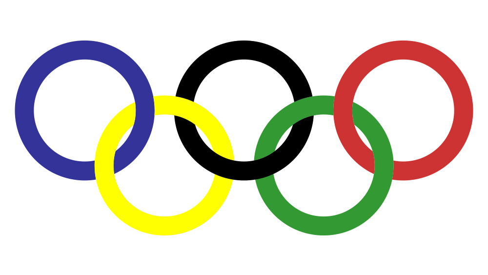 The original Olympic rings design