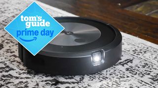 Roomba 104 robot mop on a carpet