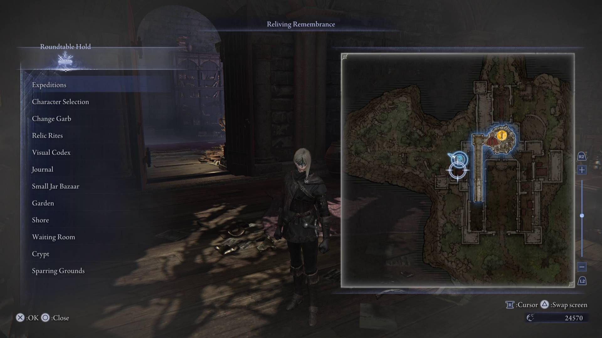 Elden Ring Nightreign Duchess Remembrance quest crypt location marked on map