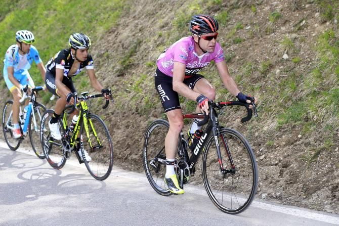 Cadel Evans (BMC) en route to Giro del Trentino victory.